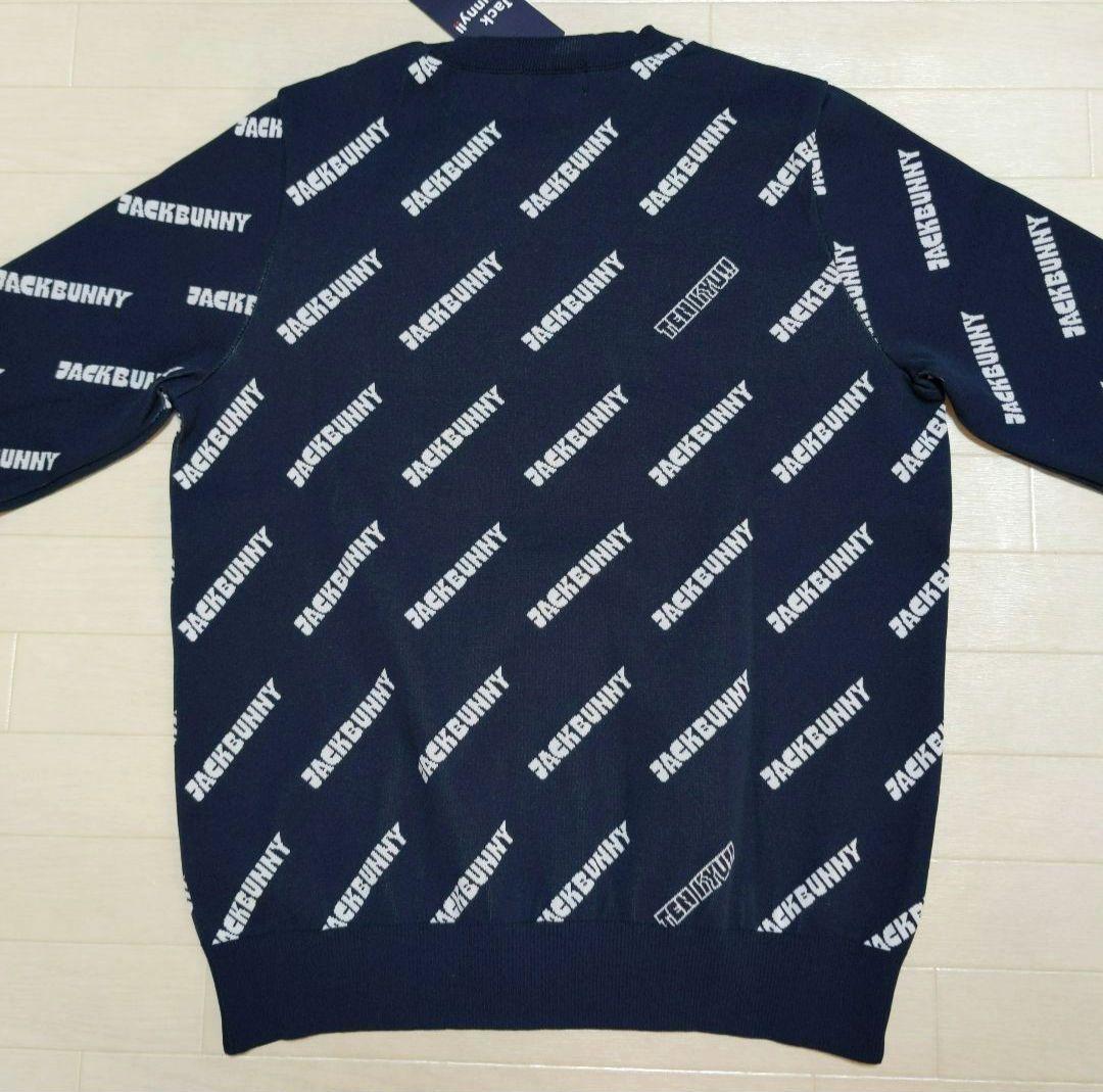 再再再値下げ新品 ジャックバニー ニット4 紺ネイビー定価17600円