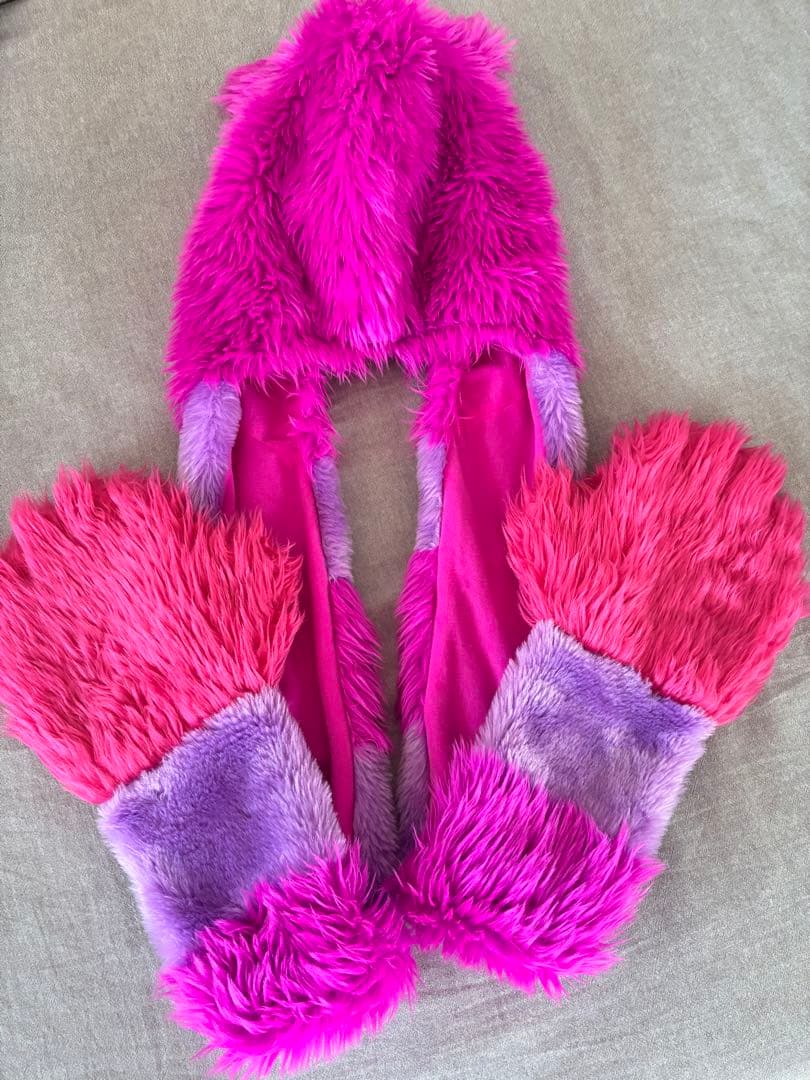 ディズニー チシャ猫 マフラーキャップ