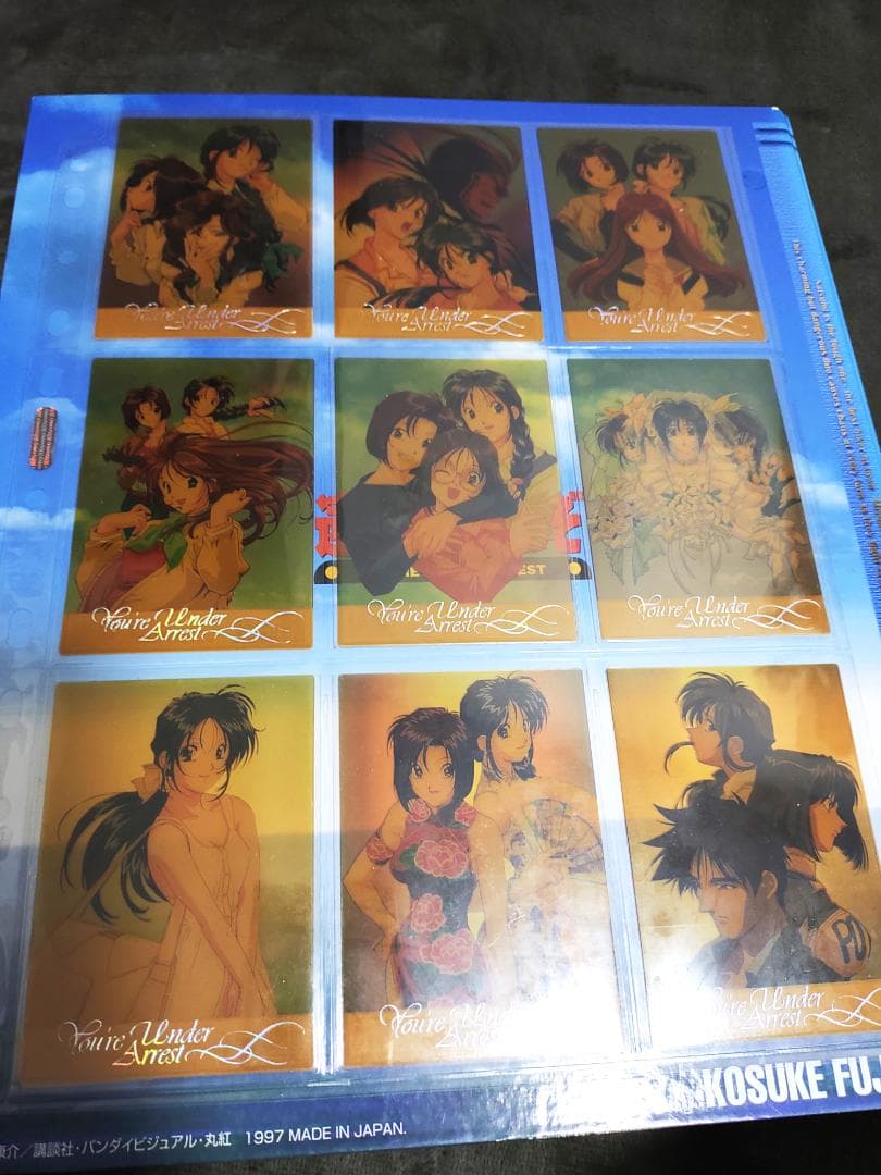 ☆202枚 逮捕しちゃうぞ バインダー＋トレーディングカード まとめ