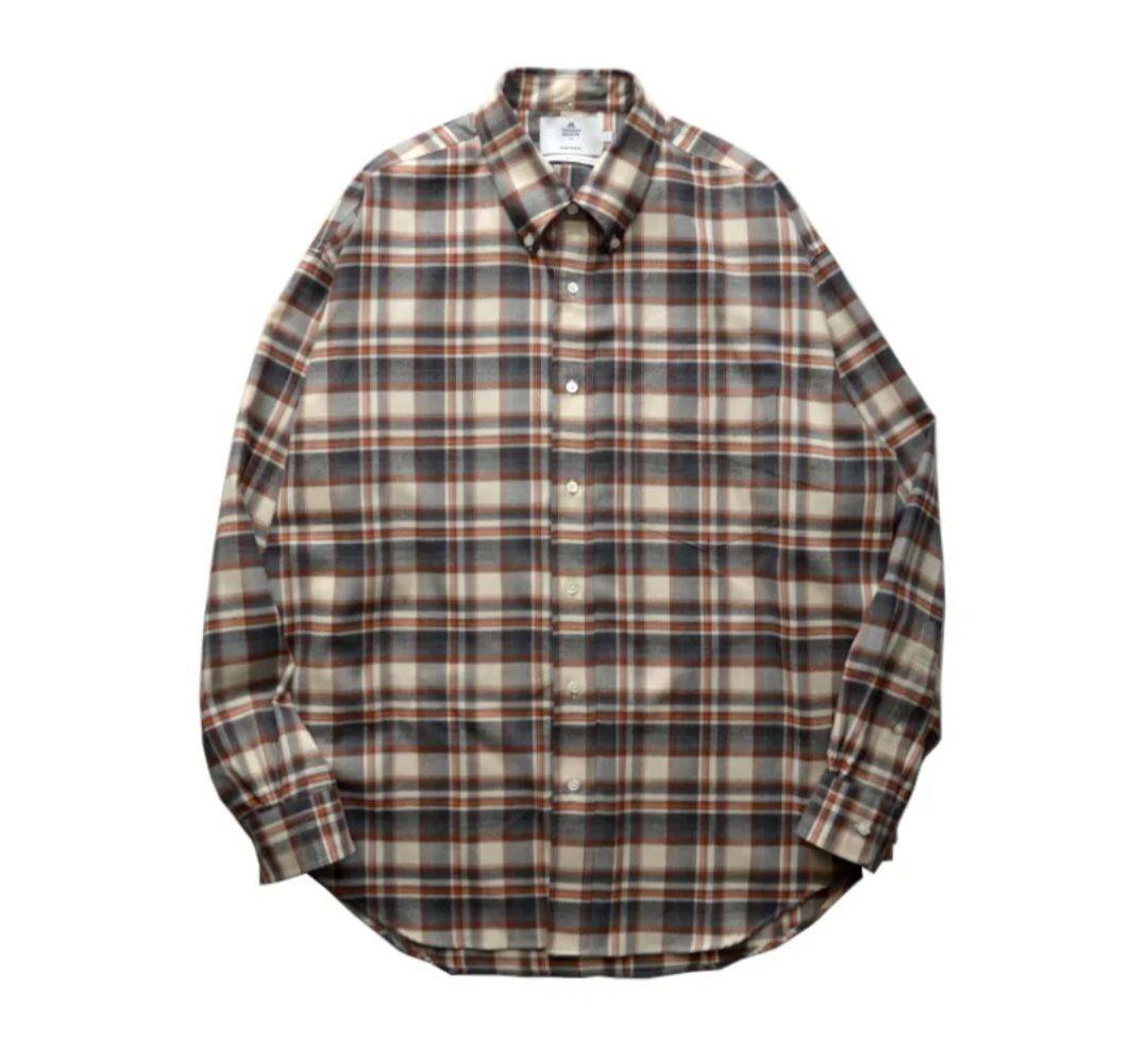 トップス Graphpaper GP Check B.D Box Shirt Graphpaper グラフペーパー ”THOMAS MASON” for GP Check B.D Box