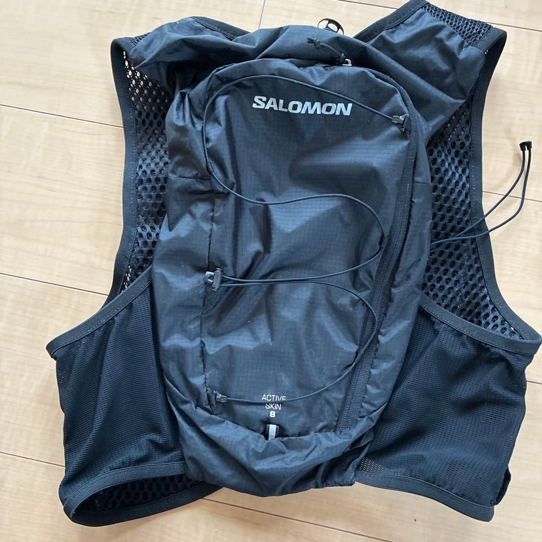 SALOMON ACTIVE SKIN 8 ブラック SOFTFLASK 2本 - メルカリ