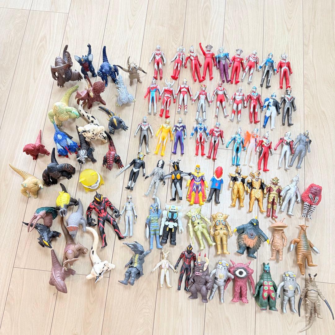 ウルトラマン 怪獣　ソフビ まとめ売り