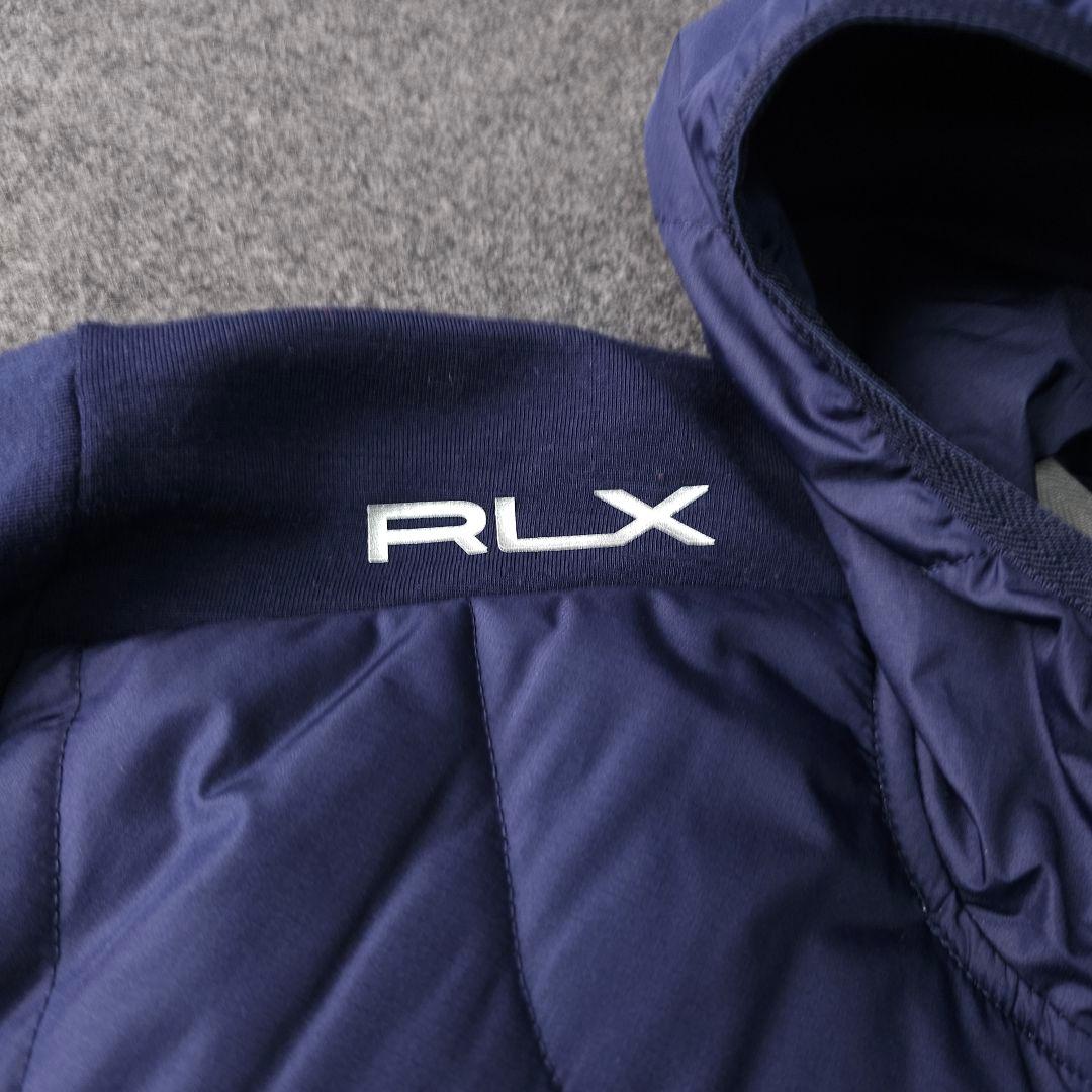 RLX ポロラルフローレン 異素材 中綿切替ゴルフジップブルゾン