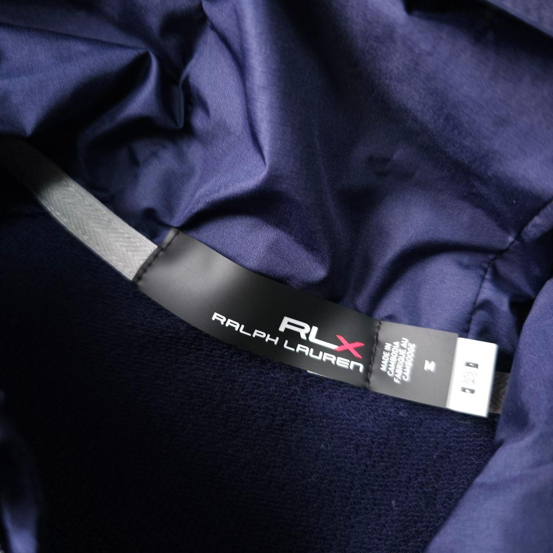 RLX ポロラルフローレン 異素材 中綿切替ゴルフジップブルゾン
