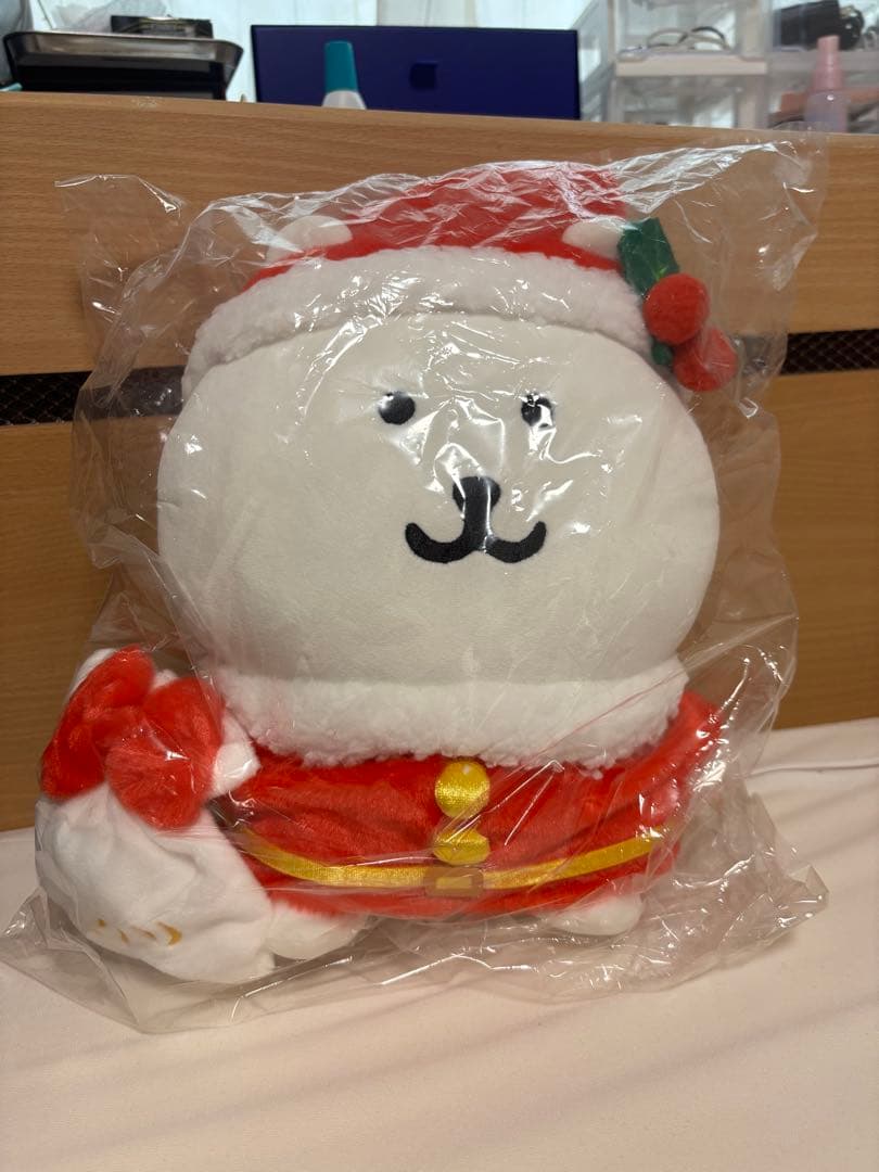 ナガノマーケット サンタなナガノのくまぬいぐるみ