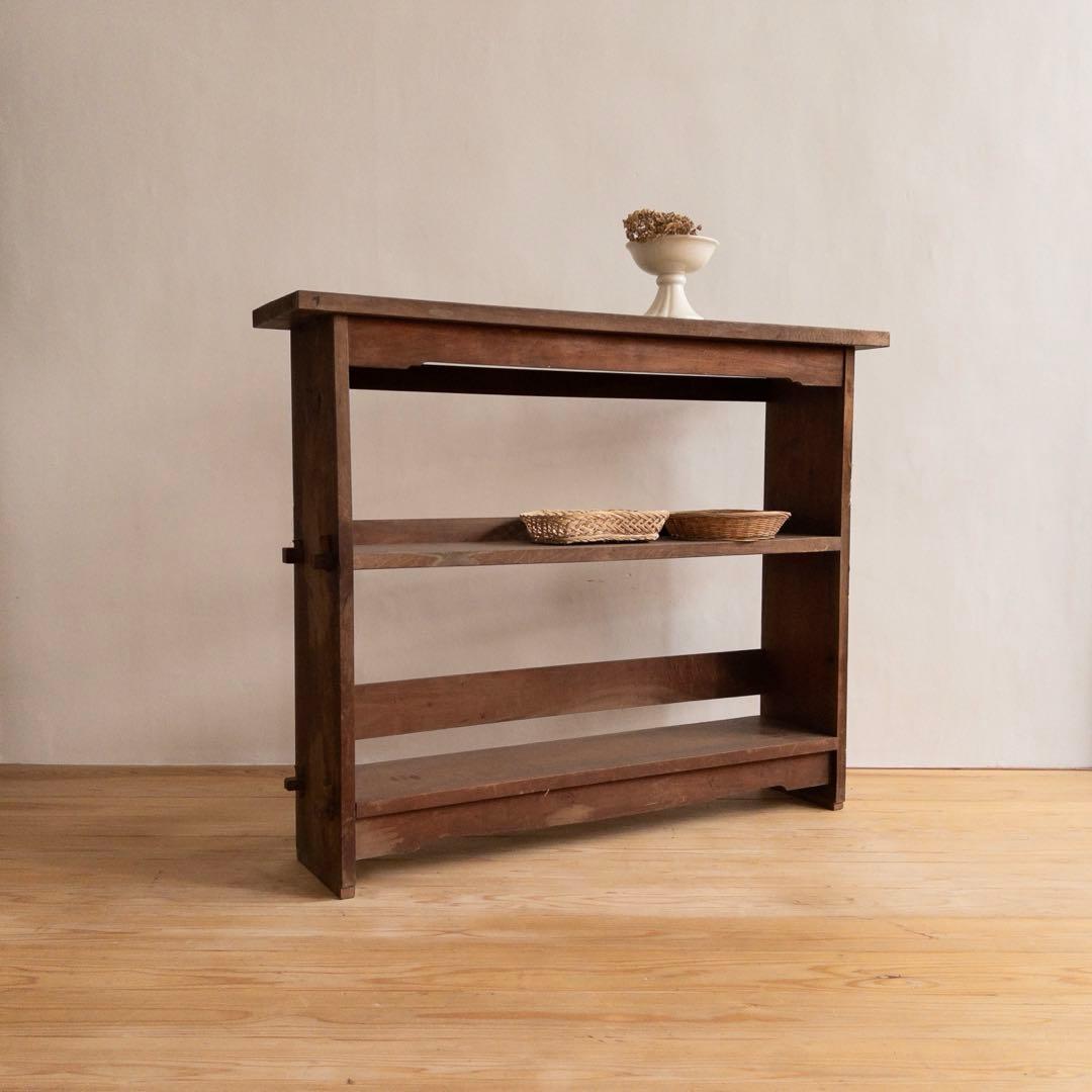 本棚 オープンラック ウッドラック 木製 無垢材 古家具 収納棚 飾り棚 楽天市場】ウッドラック 本棚 オープン収納 オープンラック 収納ラック