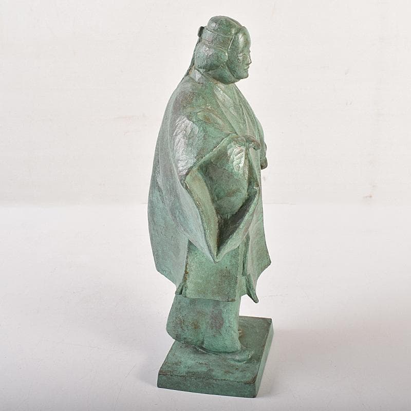 山本雲涛作 鋳銅 三井寺舞 原型 紺谷英儀 置物 共箱 M R7831 - メルカリ