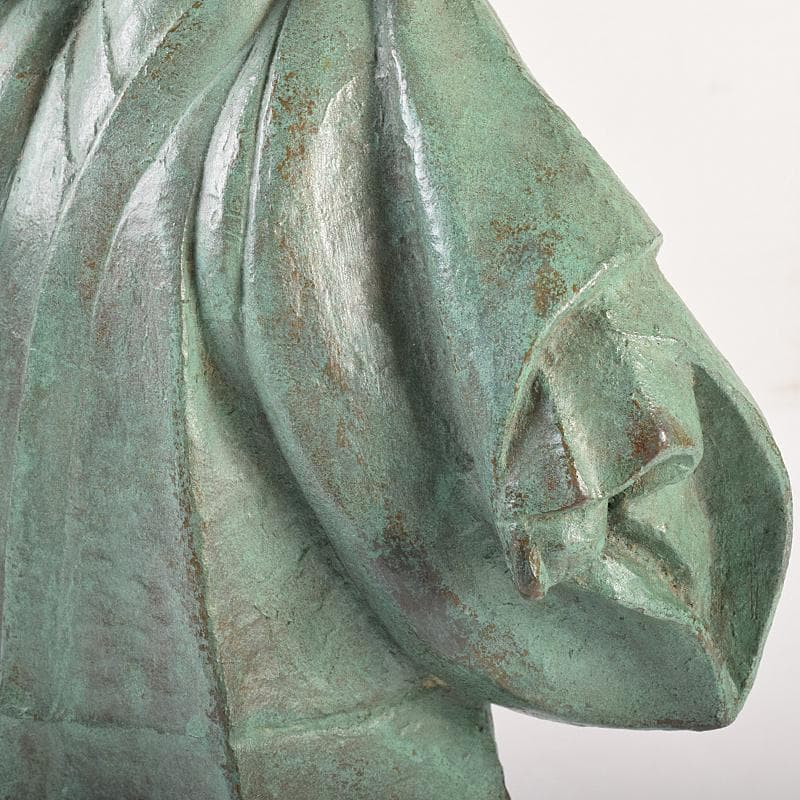 山本雲涛作 鋳銅 三井寺舞 原型 紺谷英儀 置物 共箱 M R7831 - メルカリ