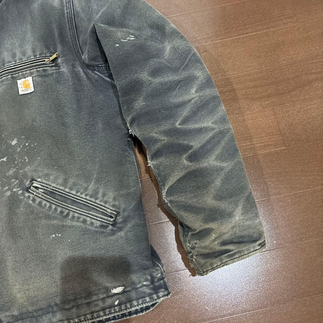 激シブ ビンテージ デトロイトジャケット ブラック黒 鬼フェード ハチ