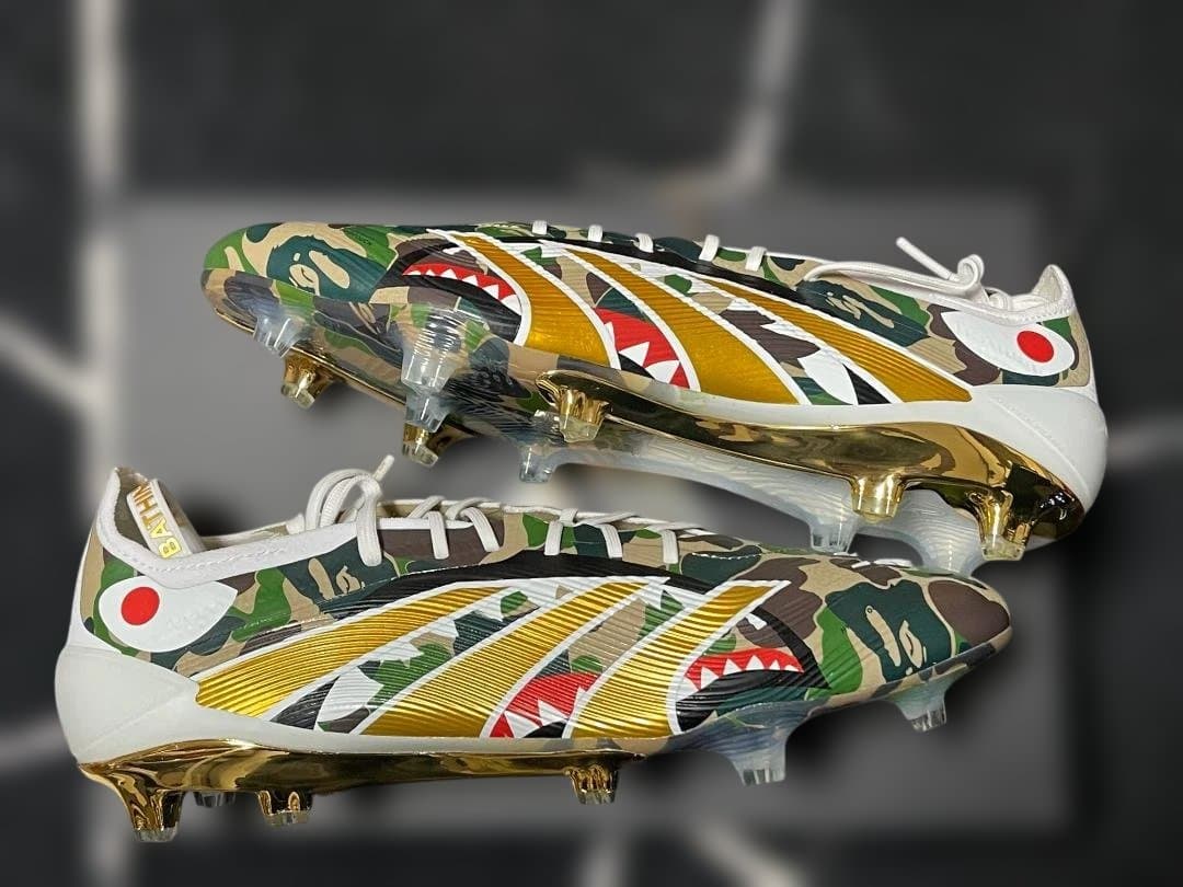 BAPE × adidas プレデターエリートFG 28 BAPE X Predator Elite FG 'Brown' - Adidas - JS3104 - brown