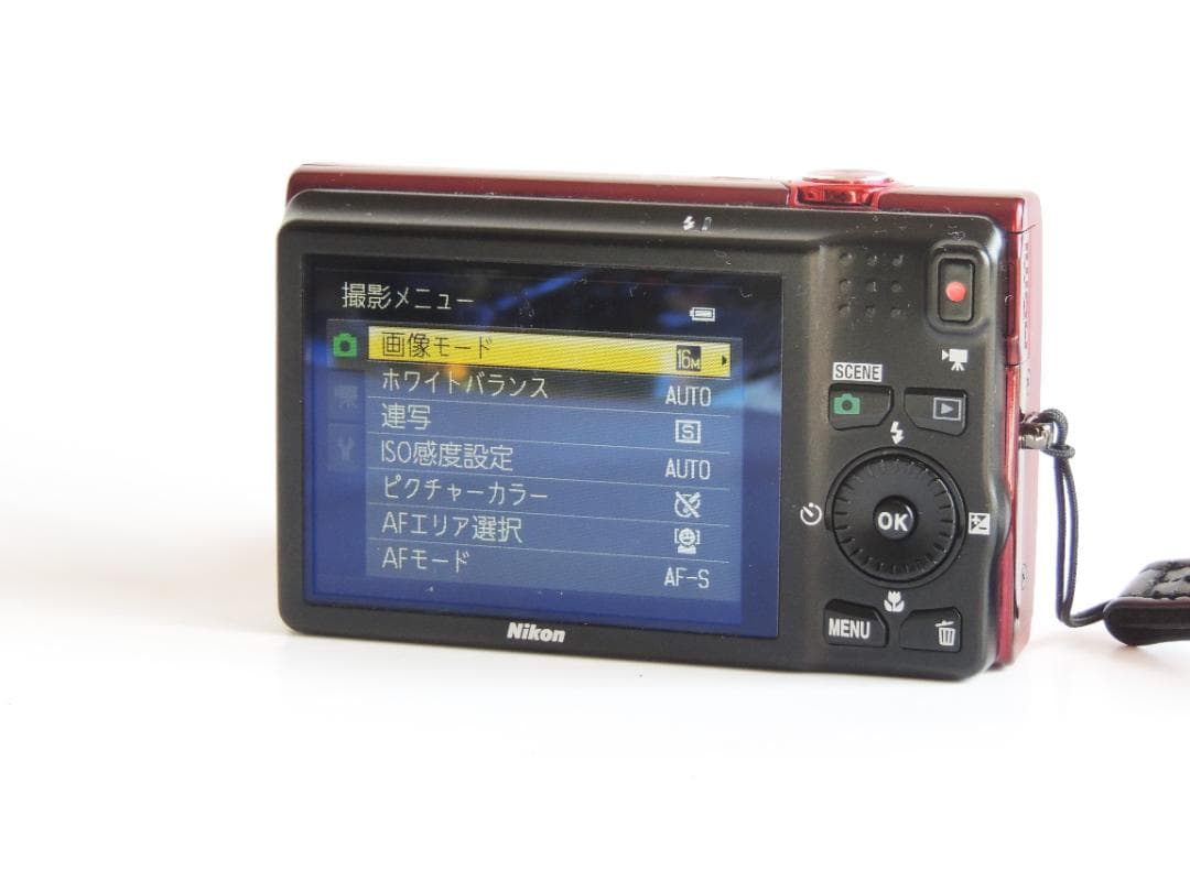 Nikon COOLPIX レッド 10倍光学ズームS6200 - メルカリ