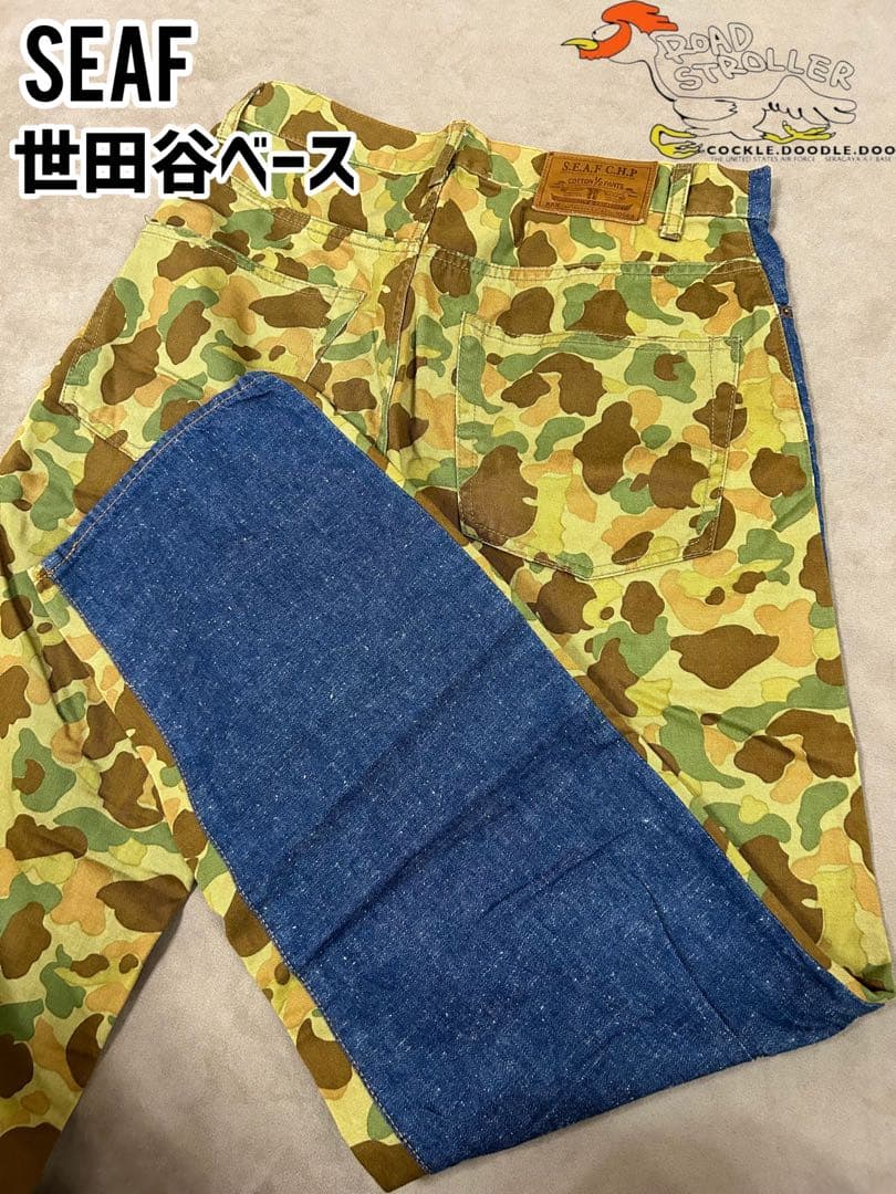 世田谷ベース SEAF Daytona コットンハーフパンツ カモフラ 32 - メルカリ