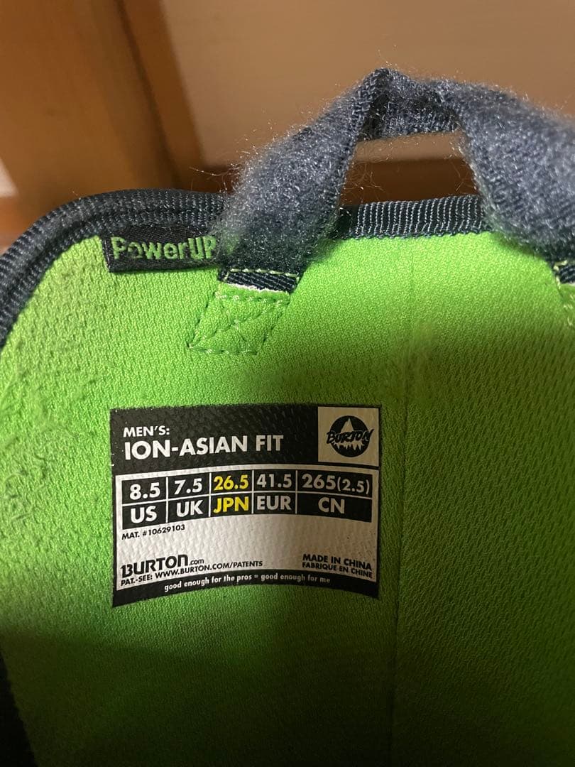 ⭐︎BURTON⭐︎ 最高峰　ION AF 26.5cm
