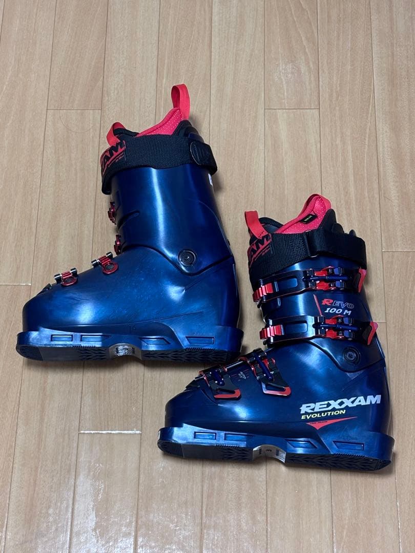 【美品】REXXAM R-EVO 100M 23.5cm スキーブーツ レグザム