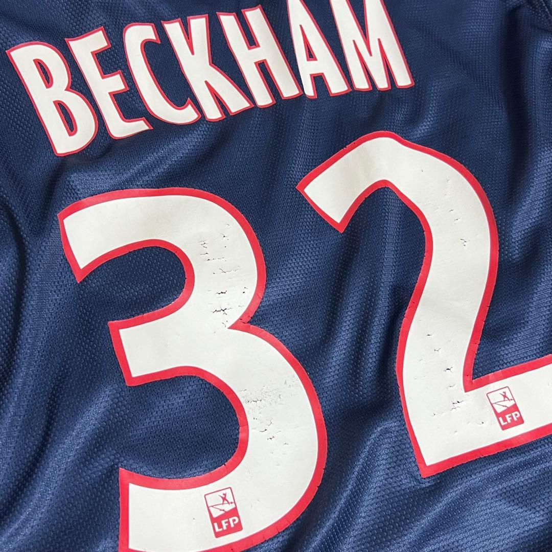 NIKE/PSG パリサンジェルマン ベッカム ユニフォーム/XL/ネイビー