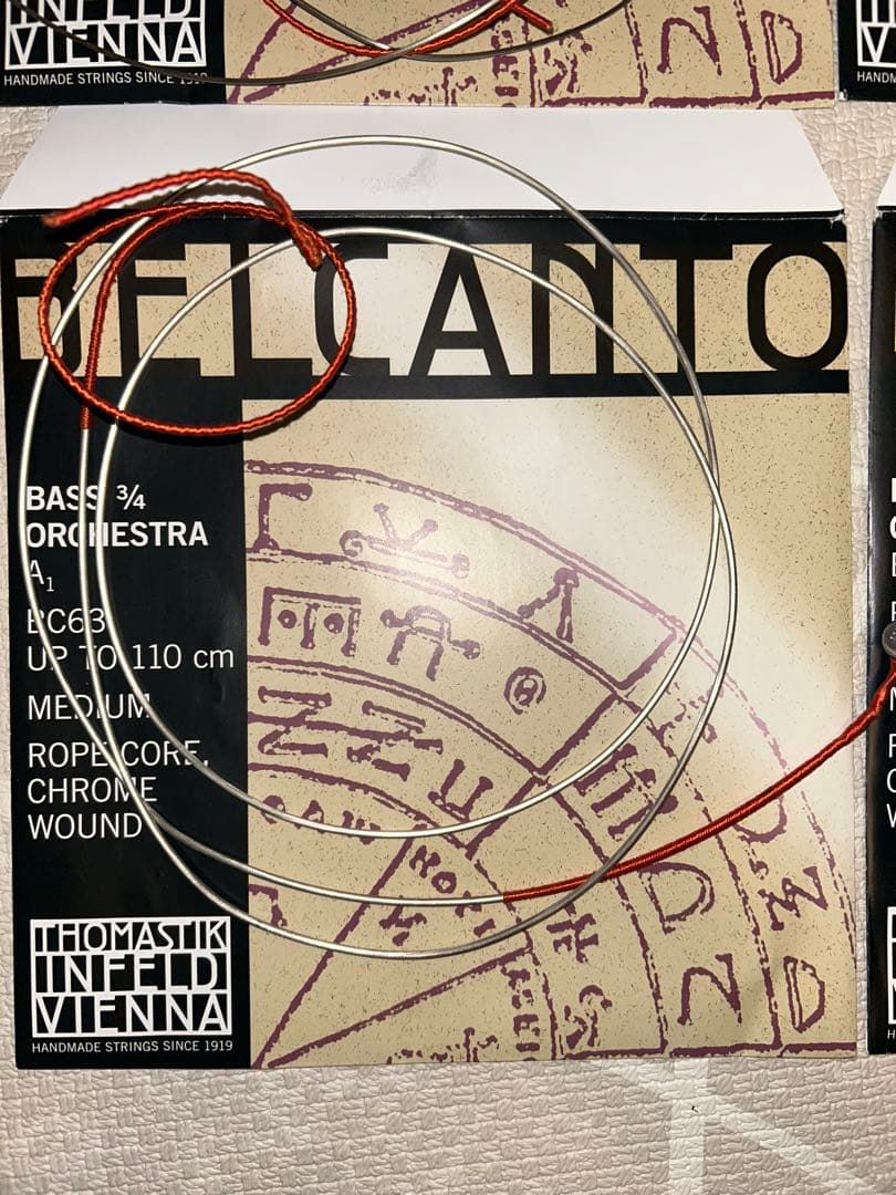 中古】BELCANTO(ベルカント) コントラバス弦 4本セット(GDAE) - メルカリ