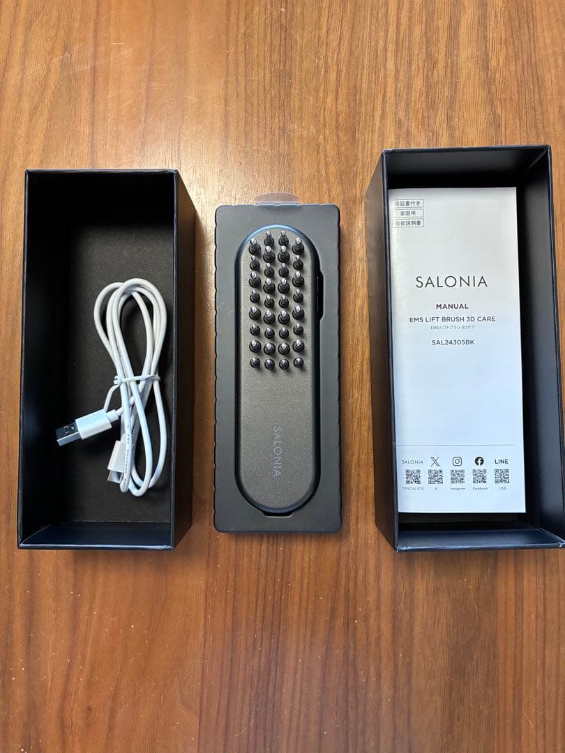 【美品】SALONIA サロニア 電気ブラシ リフトアップ 頭皮ケア Amazon.co.jp: SALONIA サロニア EMS リフトブラシ 3Dケア 電気ブラシ