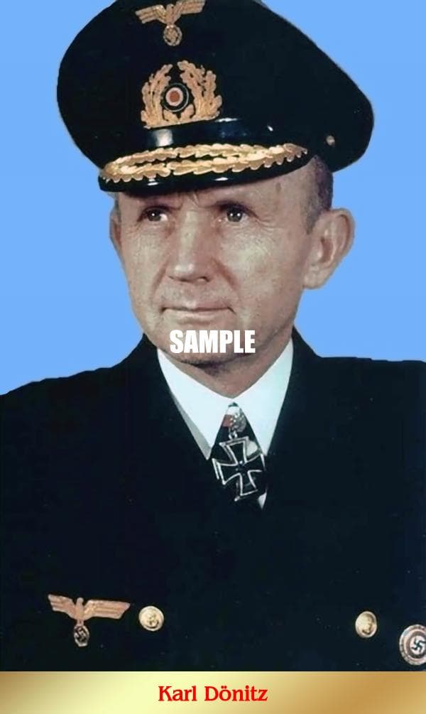 送料込み）ドイツ海軍の提督 「カール・デーニッツ元帥」（その2）U