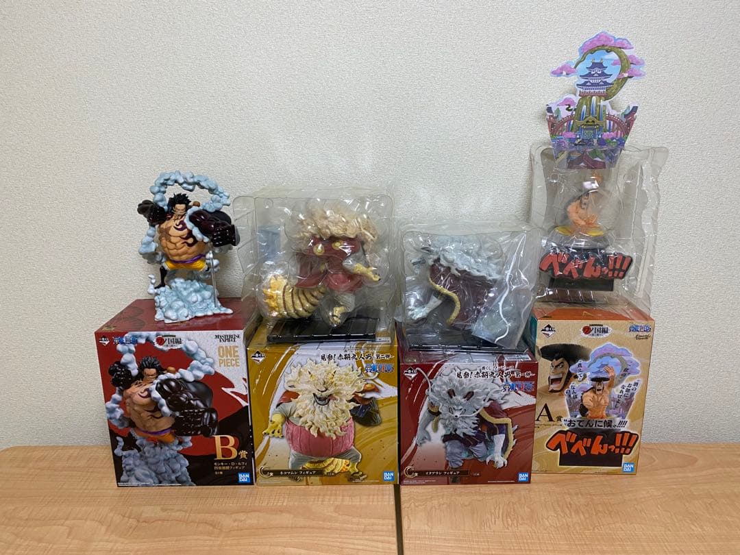 ワンピース　一番くじ　フィギュア　イヌアラシ　ネコマムシ　ルフィ　おでん　セット 赤鞘九人男 その⑥】一番くじ ワンピース 見参！赤鞘九人男～第ニ弾
