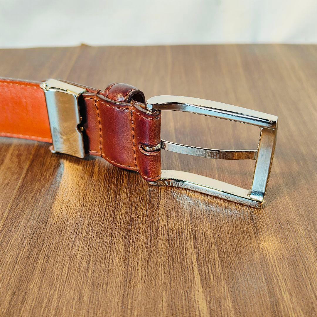 極艶極上品】アーバンリサーチ 高級ドレスベルト バーガンディ馬革