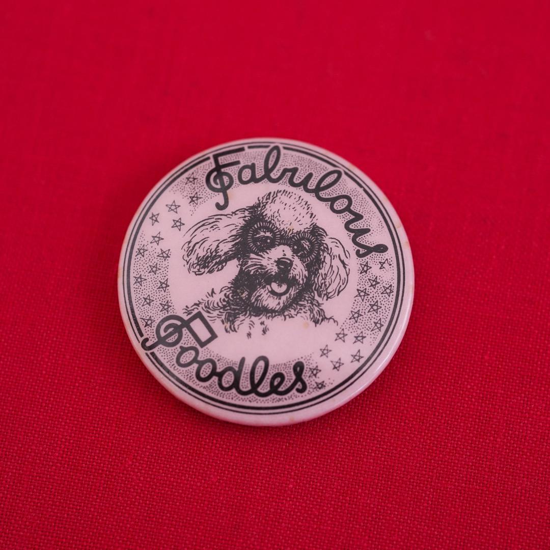 超レア 本物 藤原ヒロシ ヴィンテージ Poodles オリジナル バッジ