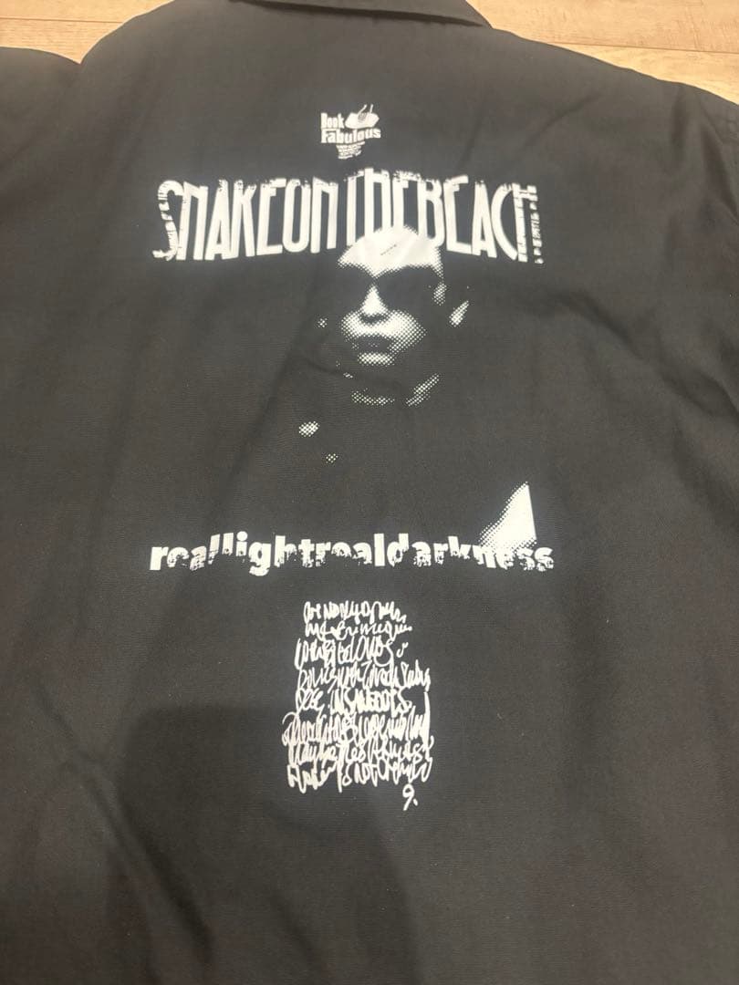 【最終値下げ】SNAKE ON THE BEACH コーチジャケット XL