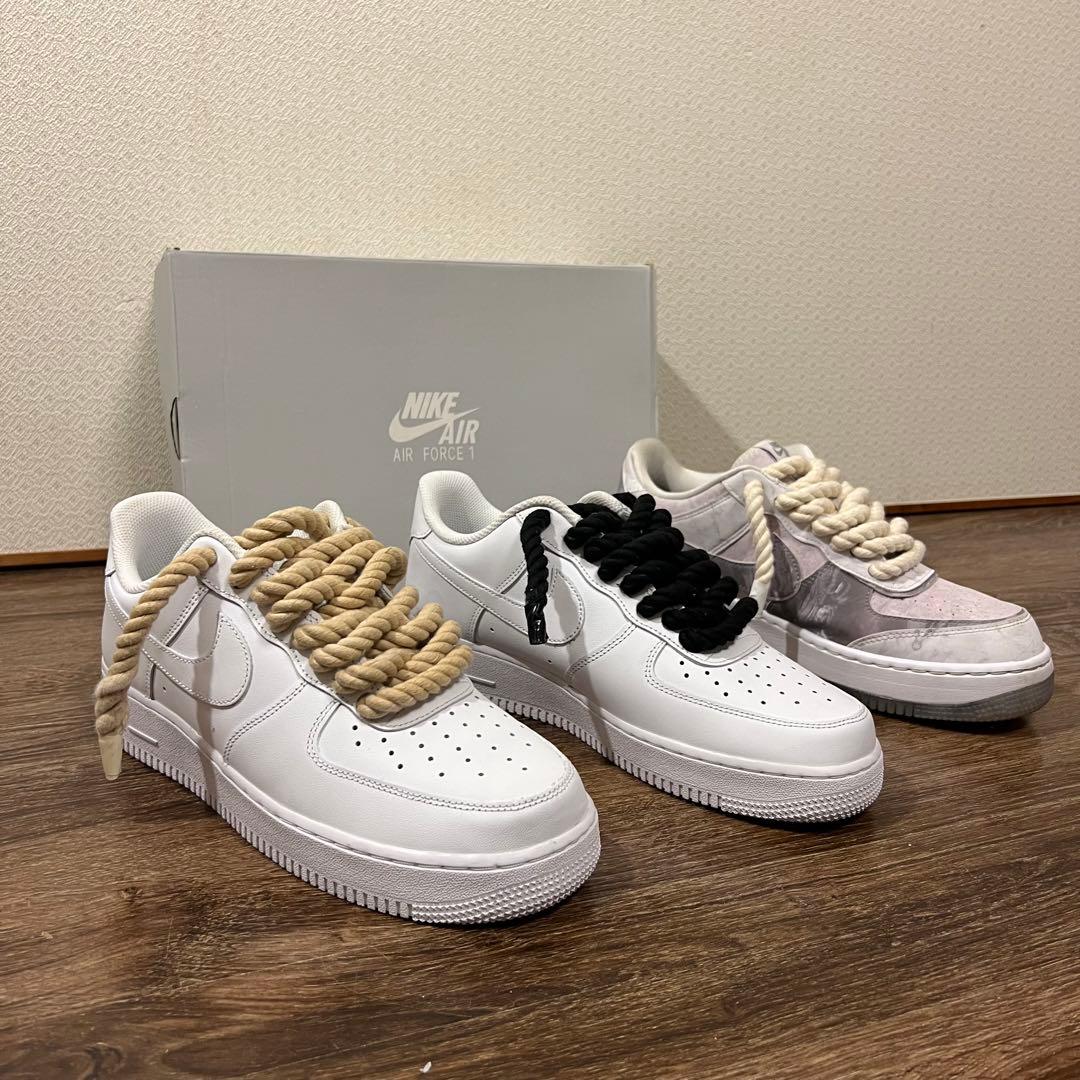 Satisfaction エアフォース1ロープシューレース カスタムシューレース