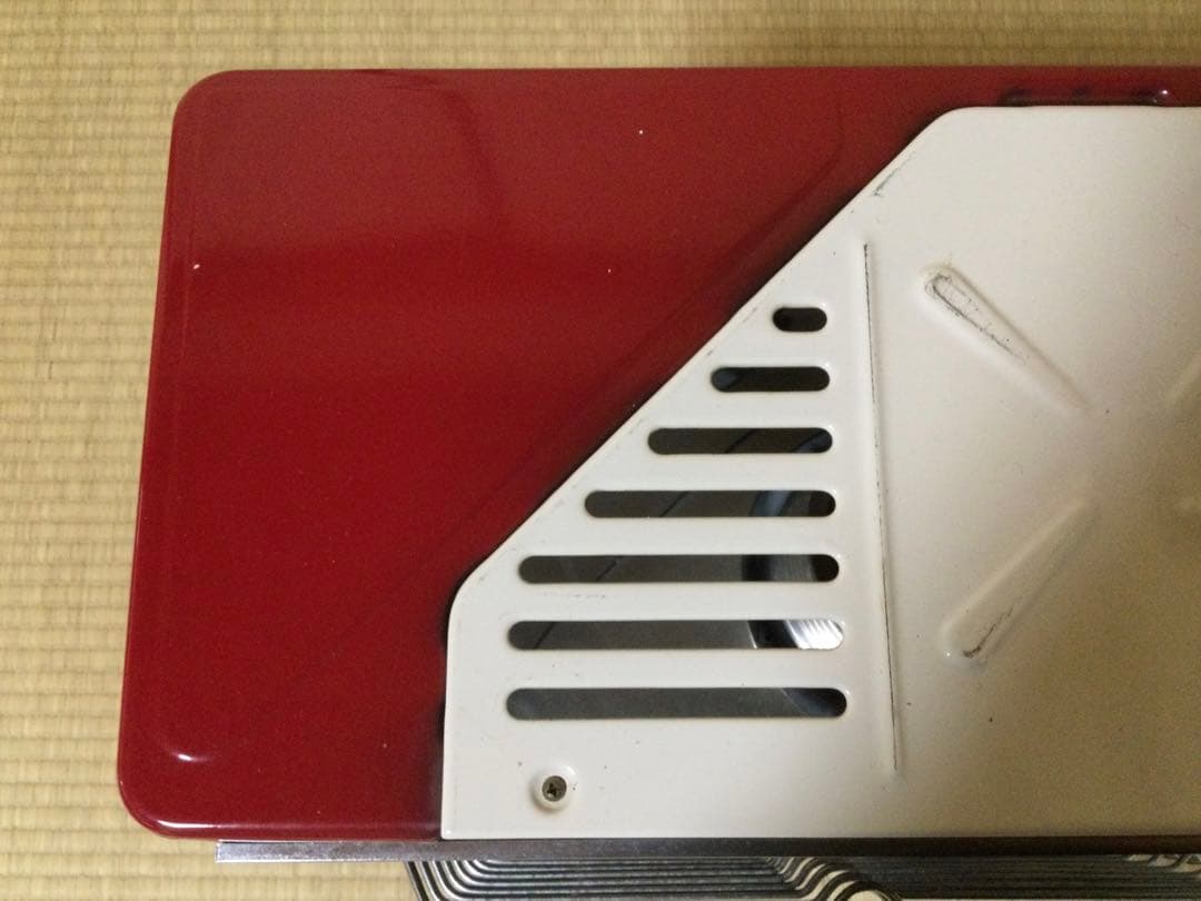 昭和レトロ TOSHIBA 石油ストーブ ハイピシャッター レッド L273