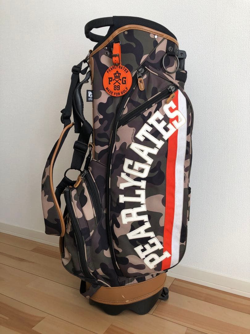 パーリーゲイツ　スタンドキャディバック　フード未使用 PEARLY GATES パーリーゲイツ スタンド キャディバッグ ネイビー