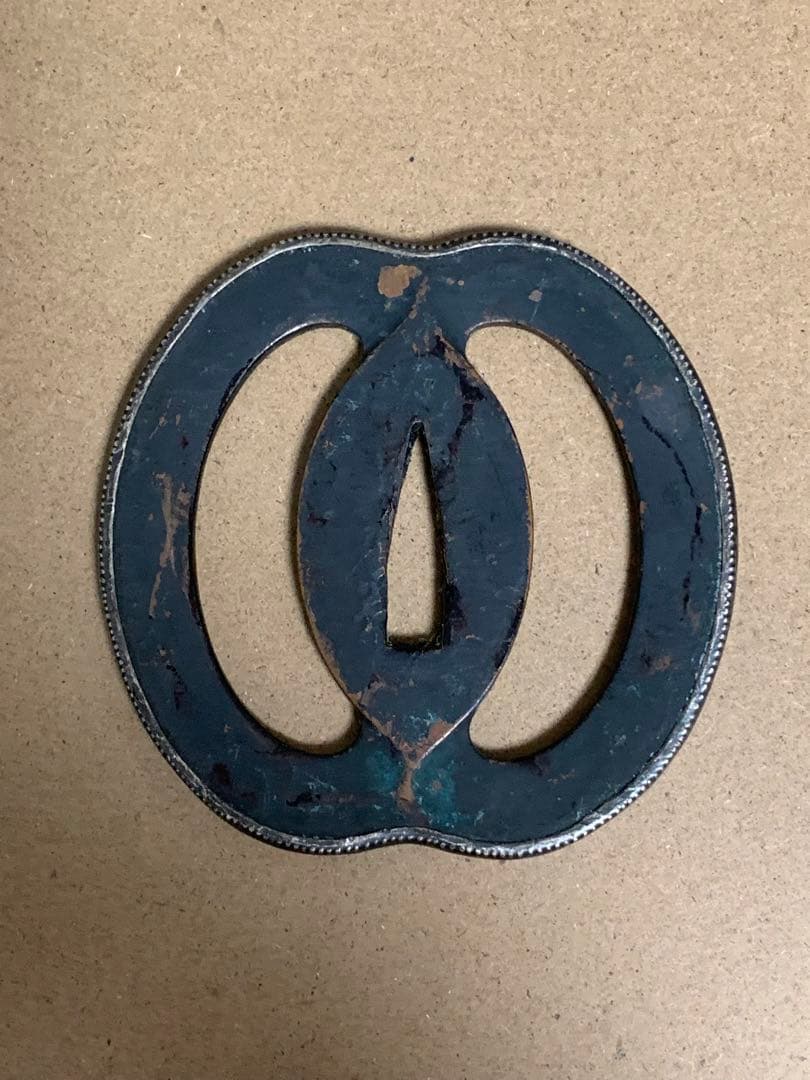 T*a様 《アンティーク・希少レア！！》《送料無料》⭐︎ 銀入り 武蔵鍔 つば