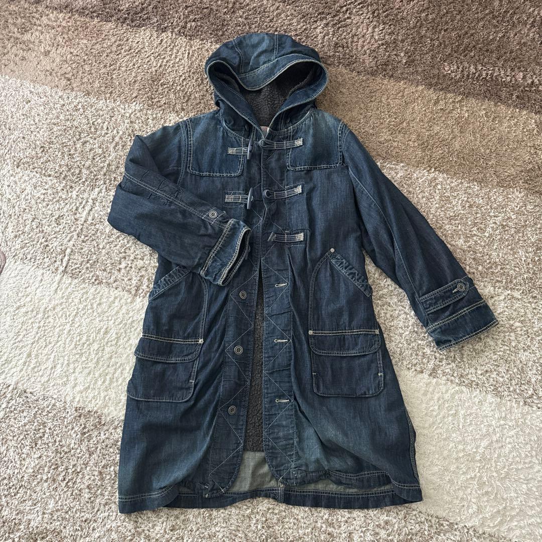 TOBILA ダッフルコート　デニム 楽天市場】ダッフルコート / デニムダッフルコート TOBILA(トビラ) 7.5