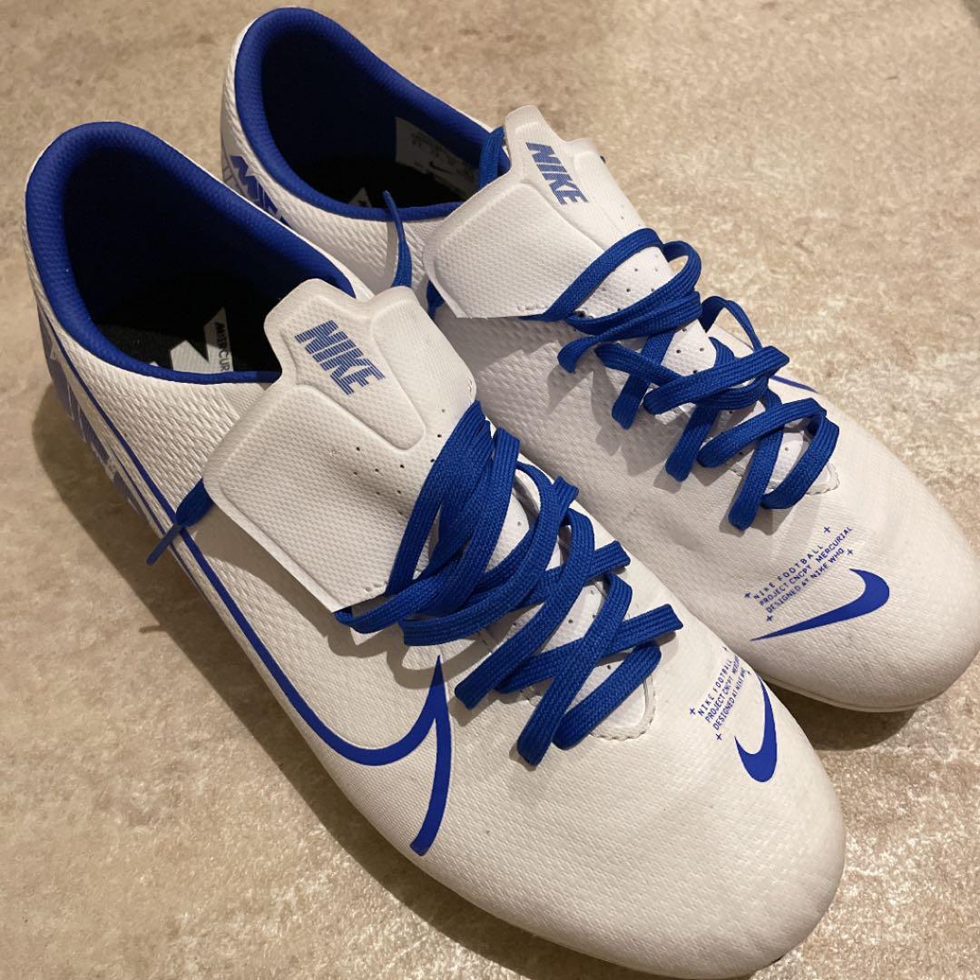 NIKE ナイキ サッカー スパイク オーダーメイド 白 青 26.5センチ