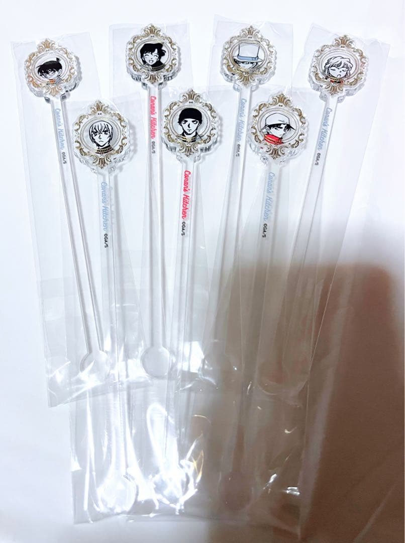 鳥取 限定【名探偵コナン】米花商店街 コナンズキッチン マドラー コンプリート