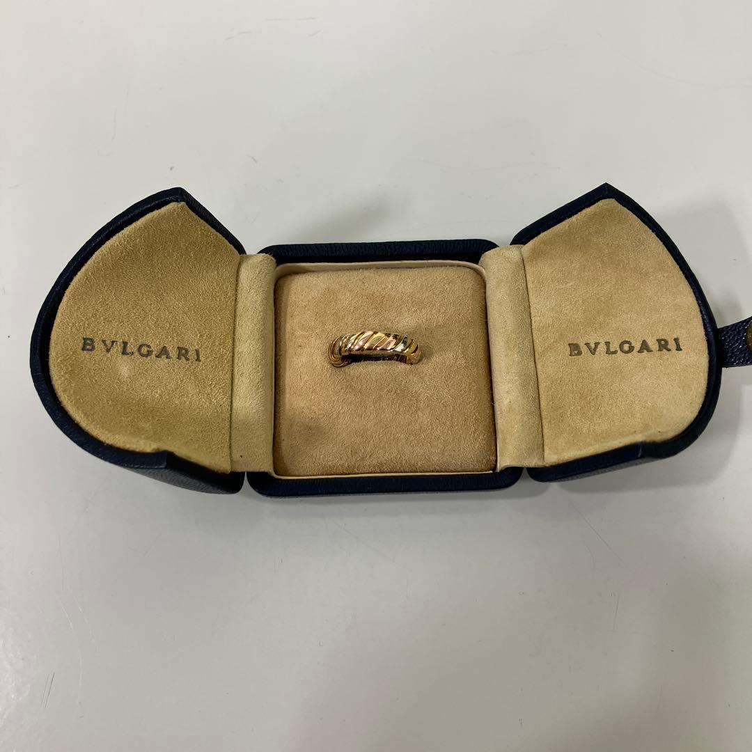 正規品 ブルガリ トゥボガス スリーカラーリング K18 750 4.5g