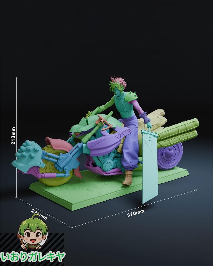 1/8 未塗装 未組立 フィギュア ガレージキット クラウド FF