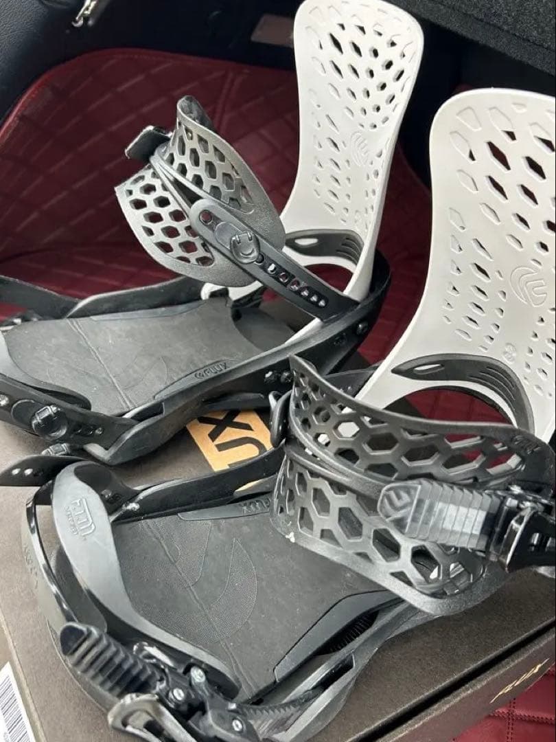 FLUX PR スノーボード ビンディング ホワイト/ブラック サイズ(M) フラックス（FLUX）（メンズ、レディース）スノーボードビンディング