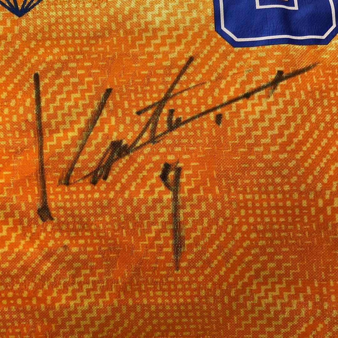 清水エスパルス #9 長谷川健太 直筆サイン入りユニフォーム（透かし