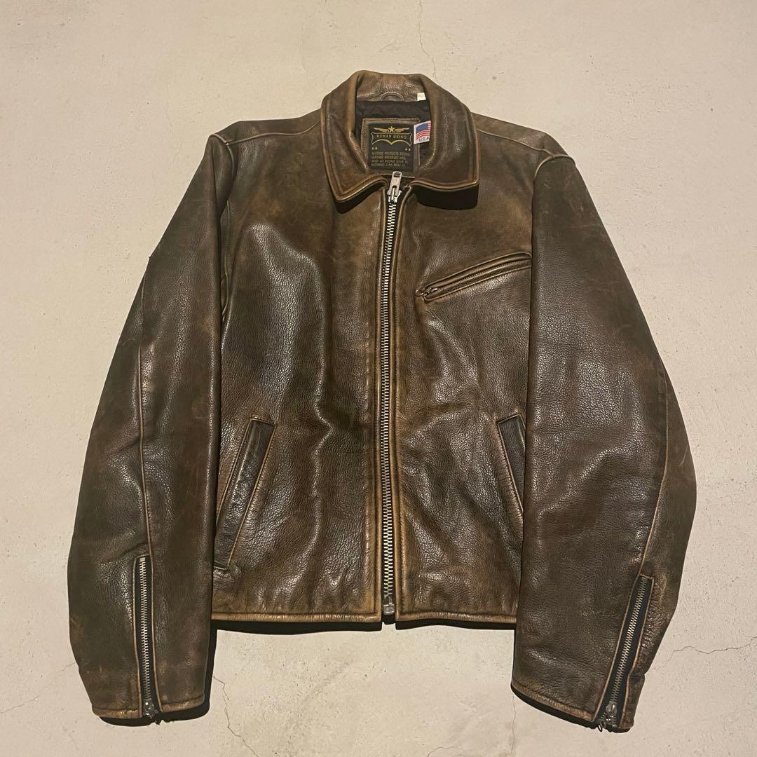 HUMAN BEING レザージャケット サイズ42 hichan様専用！human being/革ジャンの通販 by りん's shop｜ラクマ