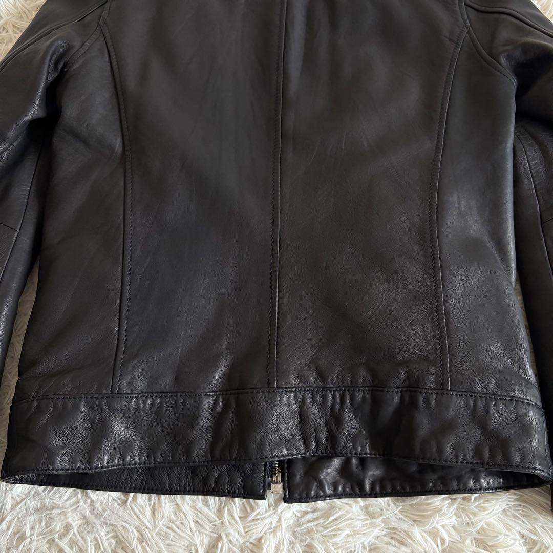 ジュンハシモト ラムレザー キルティング 中綿 シングルライダース