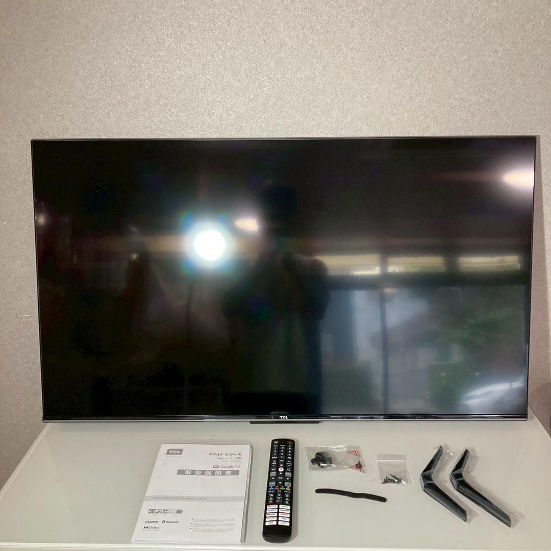 2024年製 TCL 43V型 4K液晶テレビ 43P747 GoogleTV - メルカリ