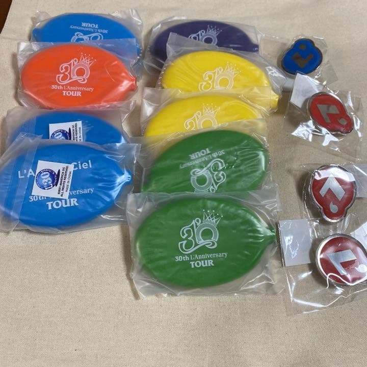 ラルくじ　パス　スカーフ　L'Arc〜en〜Ciel まとめ売り