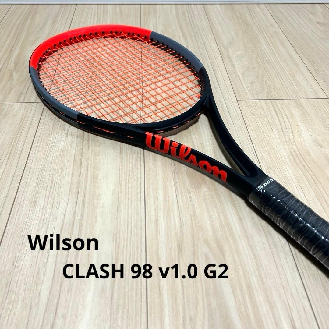 Wilson ウィルソン CLASH 98 v1.0 G2 テニスラケット テニスラケット「ウィルソン クラッシュ V2.0（Wilson CLASH V2.0