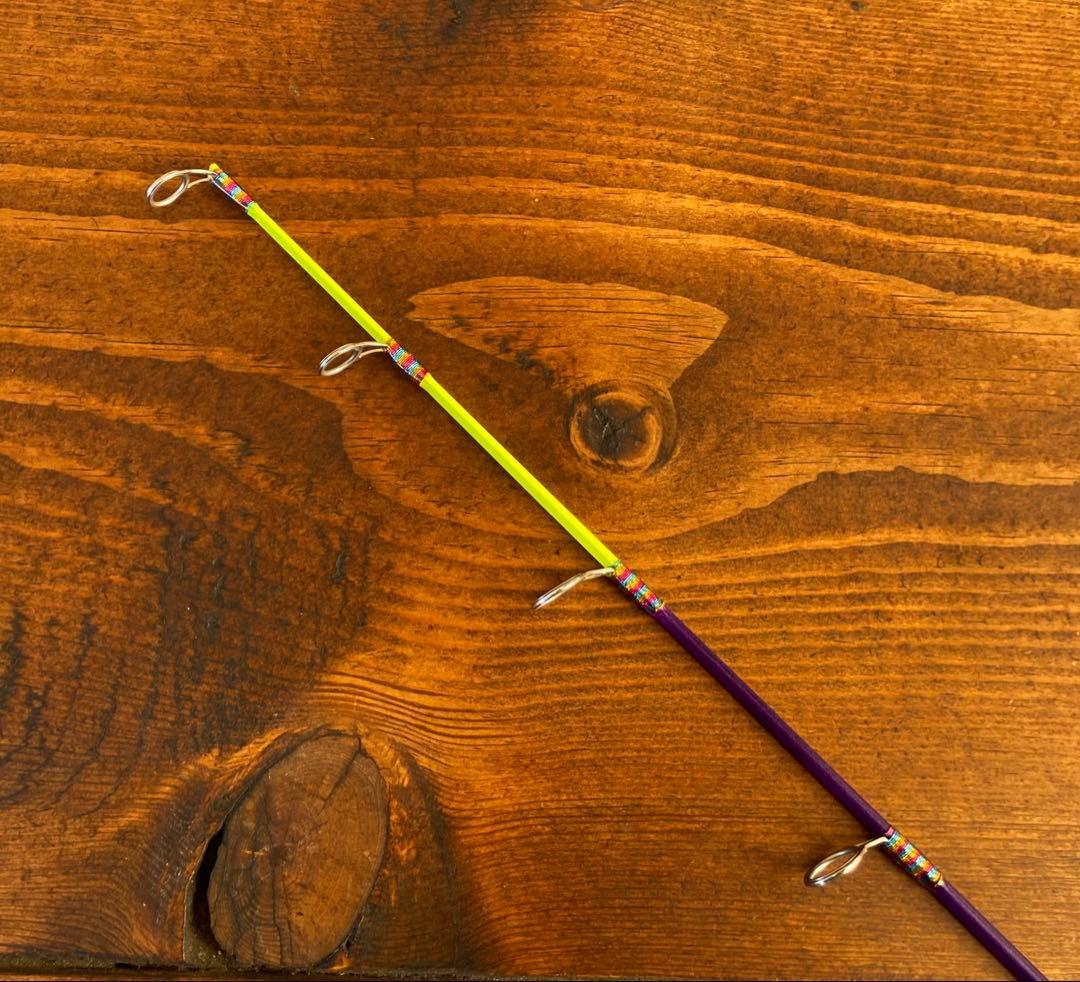 穴釣りセット アイスフィッシング 穴釣りロッド 天然木グリップ タイコ