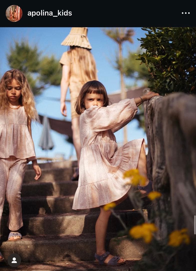 apolina ジャージコレクション ワンピース 2-3y - メルカリ