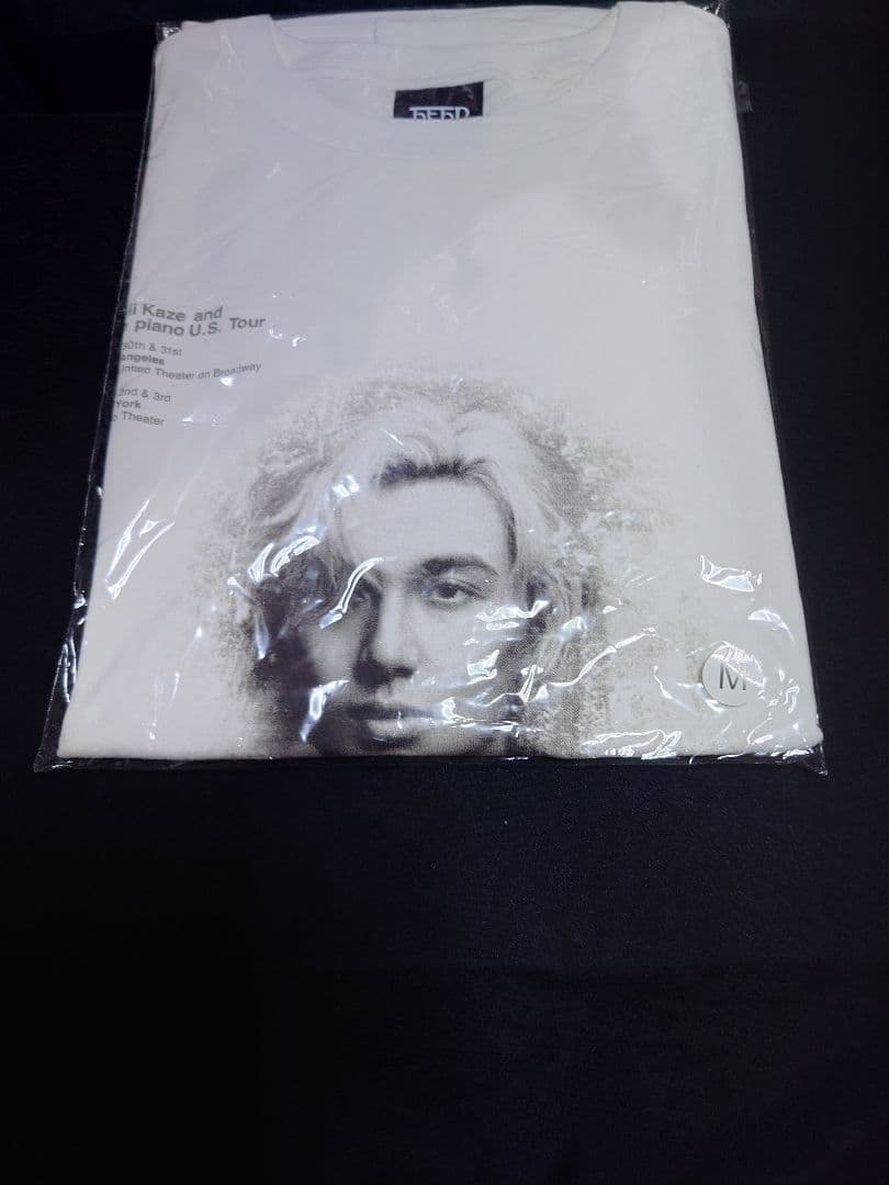 ♡おまんじゅう♡藤井風Tシャツ肖像画の白と黒