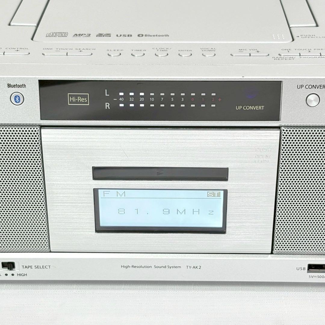 展示品 東芝 ハイレゾ SD USB CDラジカセ Aurex TY-AK2 - メルカリ