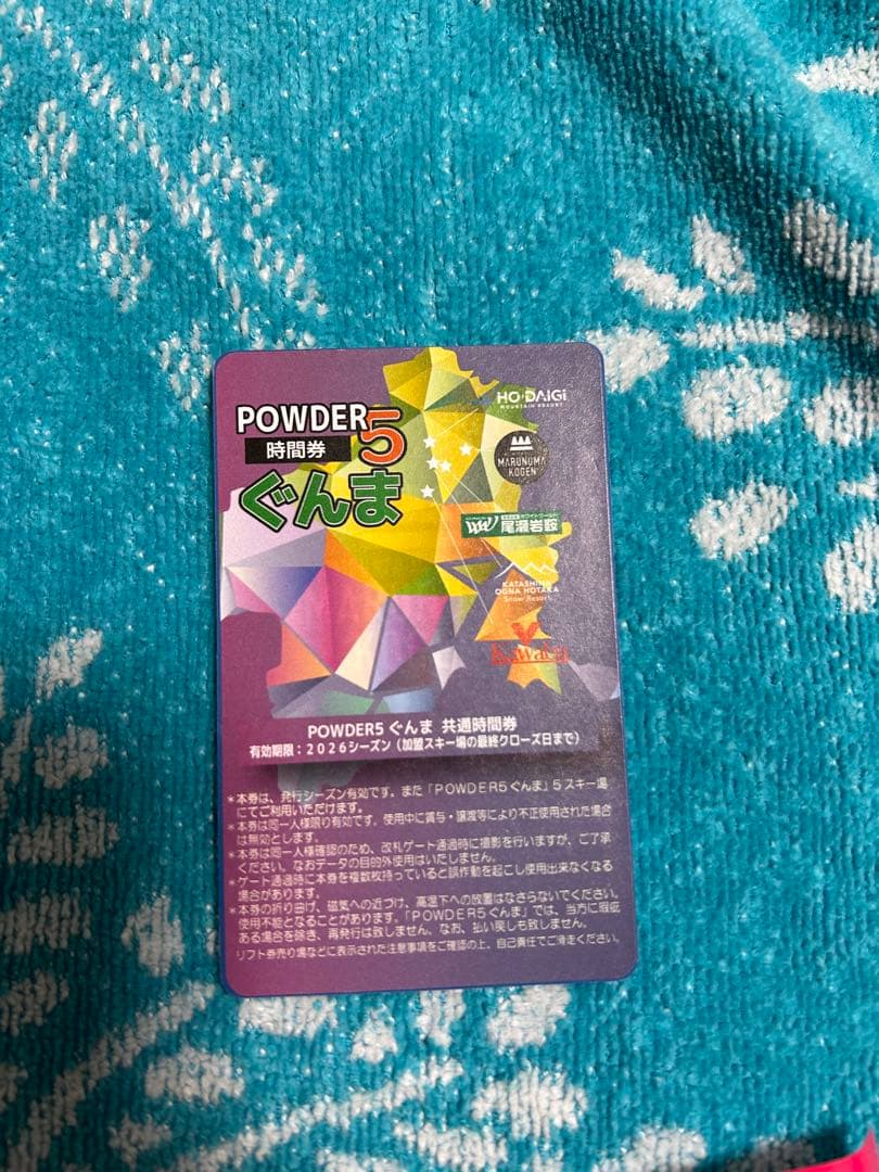 未使用】パウダー5ぐんま スキー場利用券 10時間 - メルカリ