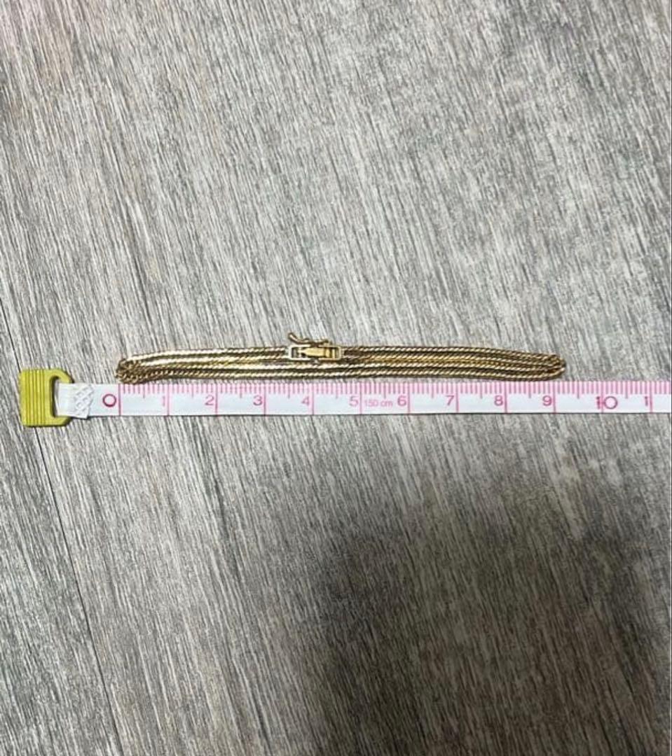 18金の喜平ブレスレット　12面　5.1g