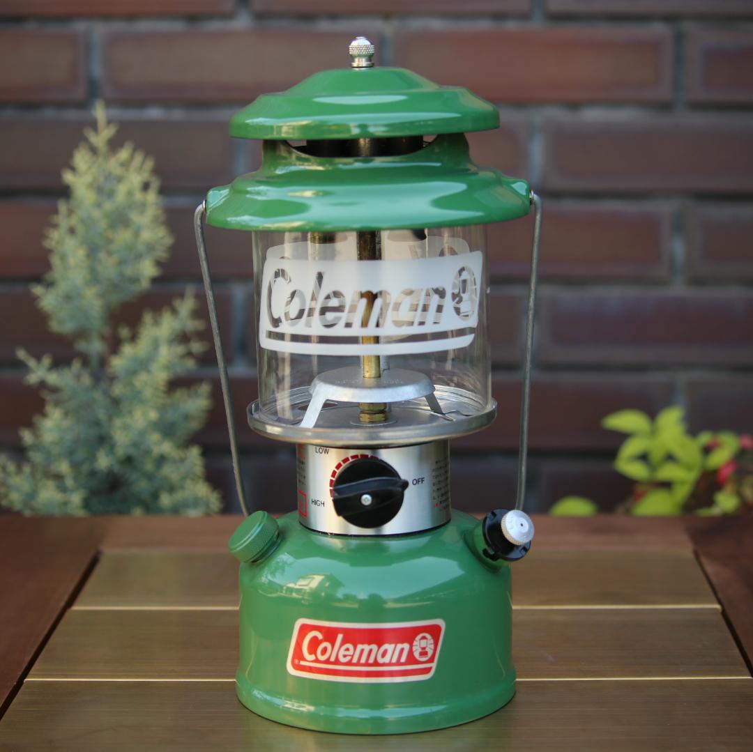 コールマン ランタン 285DX 1997（平成9）年3月 カエルカラー 超美品