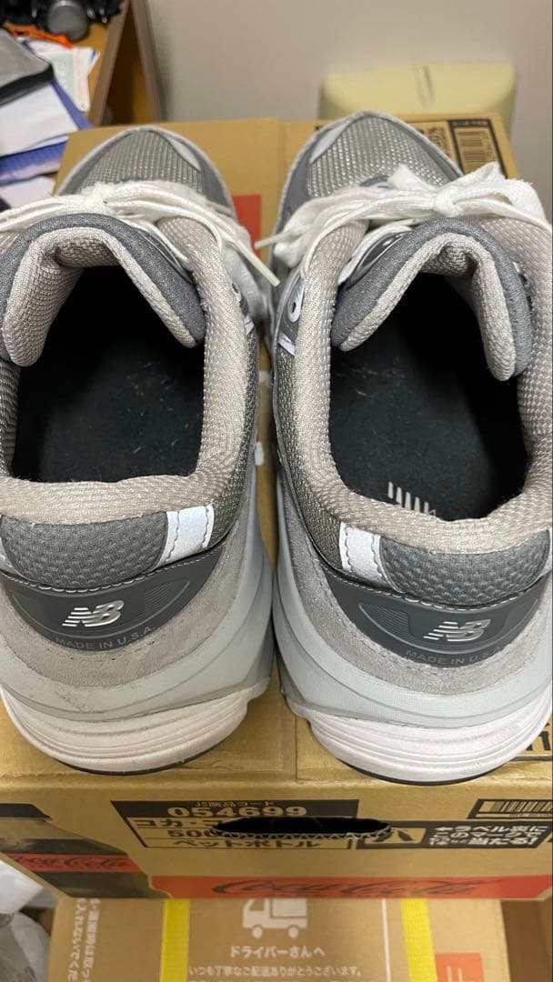 靴 New Balance 990V6 \"Gray\" 27.5 Width 2E